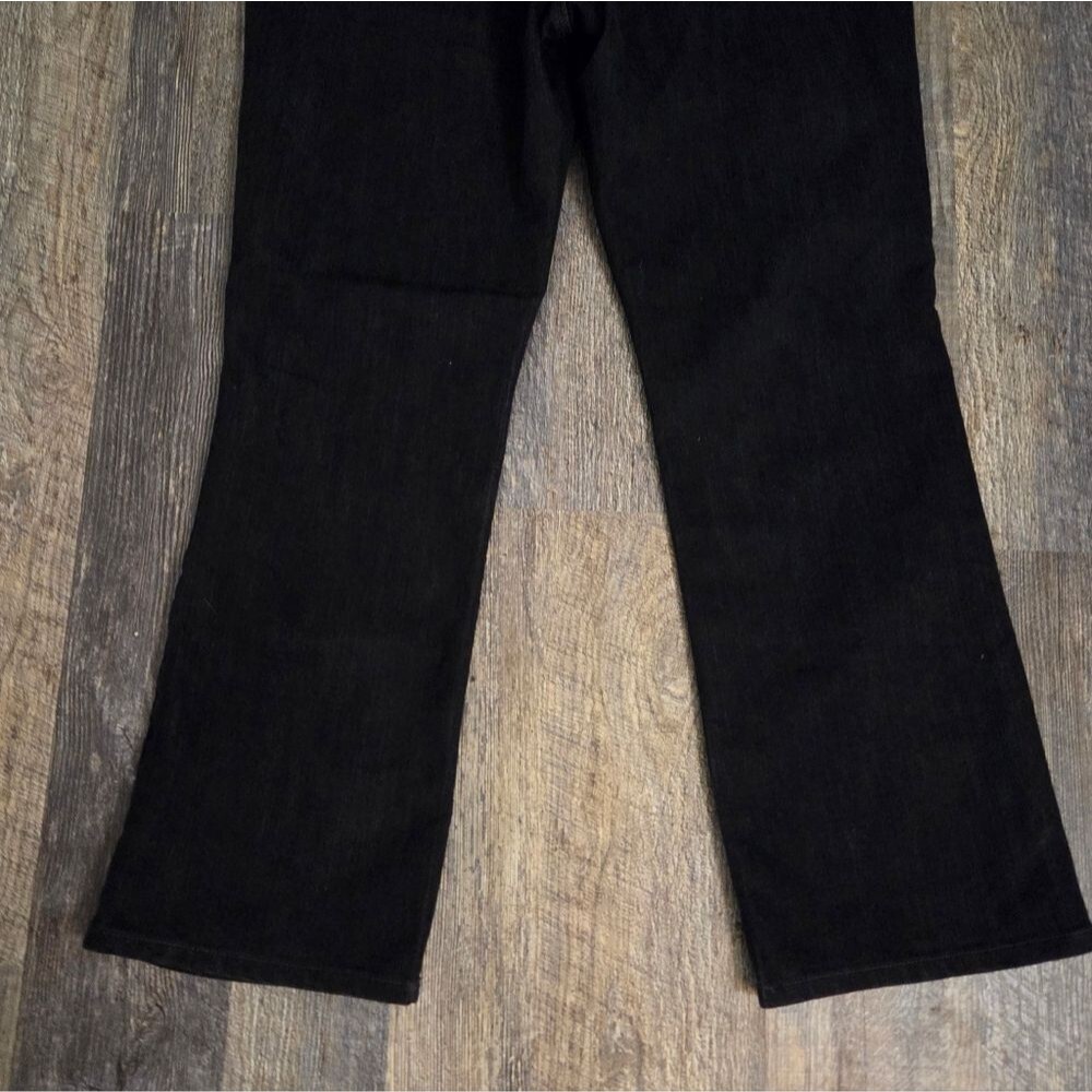 Bandolino Charcoal Black Stretch Bling Pocket Bootcut Jeans - Picture 9 of 12